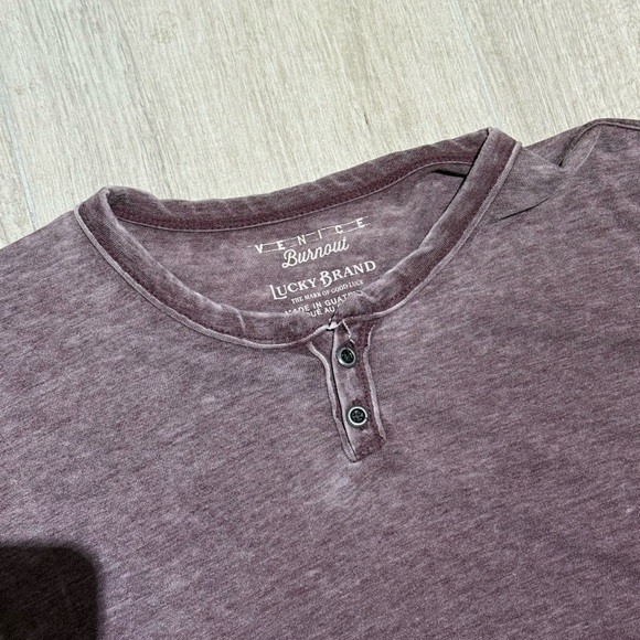 Lucky Brand Purple Short Sleeve Tee - Picture 2 of 9